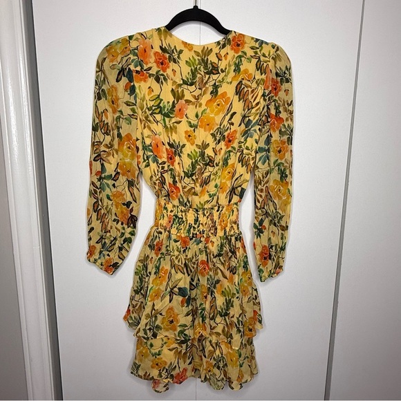 Rays for Days Eva Dress Late Sunsets - Yellow Floral Small - Picture 5 of 11